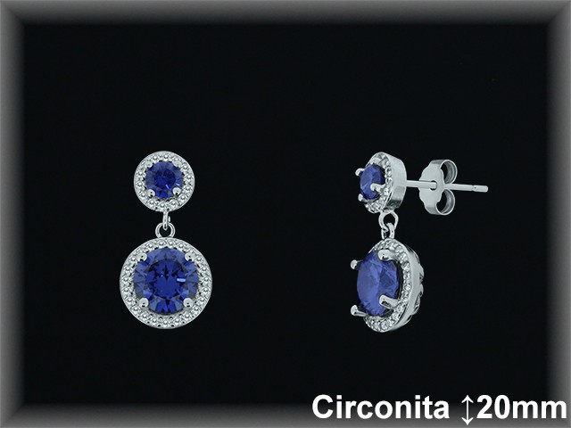 Mayorista de Plata en Pendientes ref Z8403Z  Pendientes de Plata al por Mayor