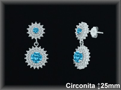 Mayorista de Plata en Pendientes ref Z8409G  Pendientes de Plata al por Mayor