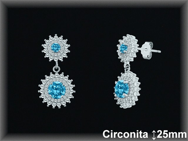 Mayorista de Plata en Pendientes ref Z8409G  Pendientes de Plata al por Mayor