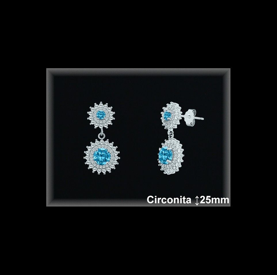 Mayorista de Plata en Pendientes ref Z8409G  Pendientes de Plata al por Mayor