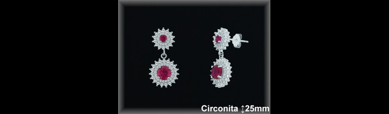Mayorista de Plata en Pendientes ref Z8409R  Pendientes de Plata al por Mayor