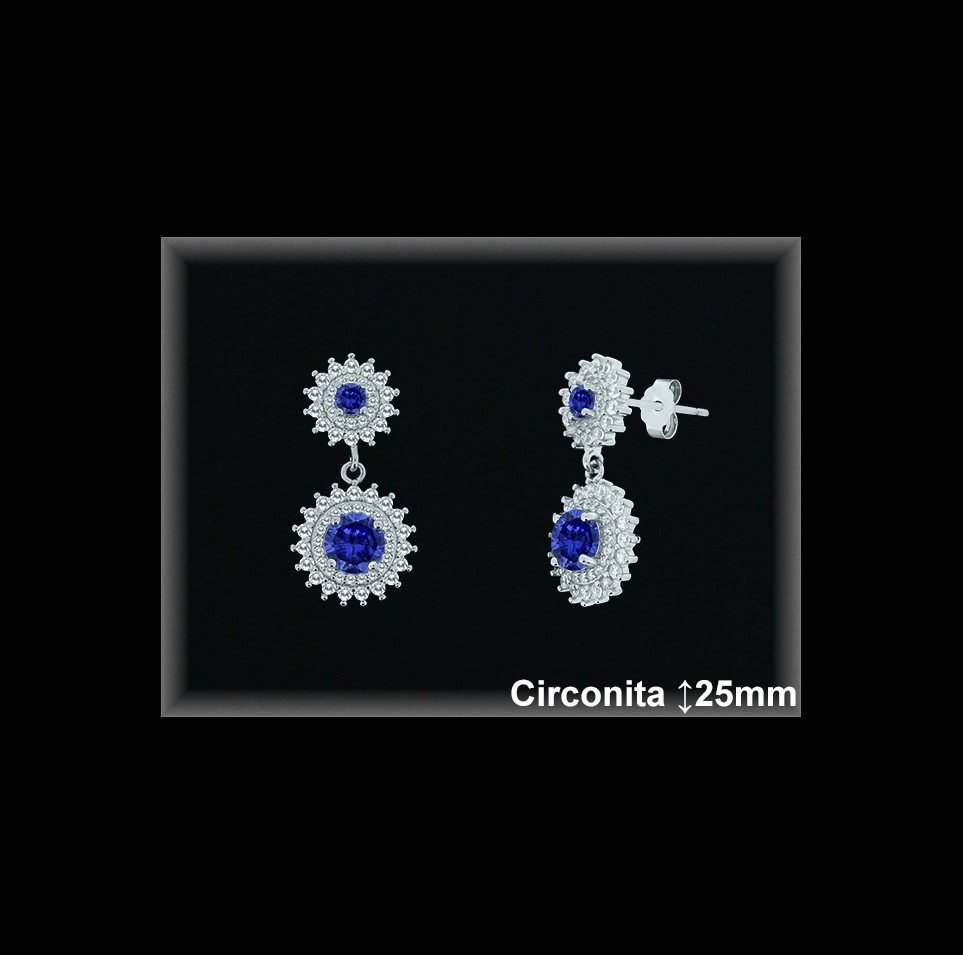 Mayorista de Plata en Pendientes ref Z8409Z  Pendientes de Plata al por Mayor