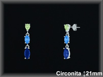 Mayorista de Plata en Pendientes ref Z8439Z  Pendientes de Plata al por Mayor