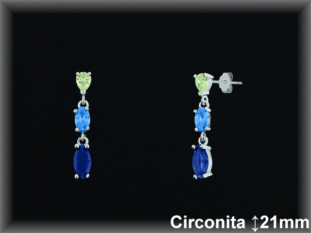 Mayorista de Plata en Pendientes ref Z8439Z  Pendientes de Plata al por Mayor