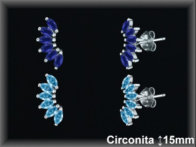 Pendientes de Plata al Por Mayor ref Z8452Z  Mayorista de Pendientes de Plata