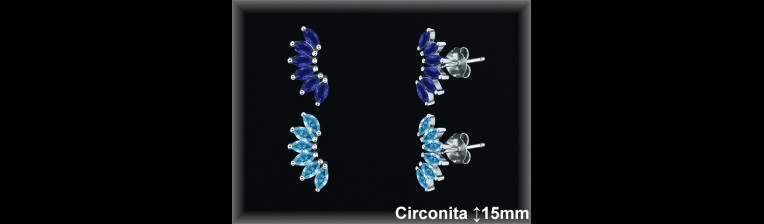 Pendientes de Plata al Por Mayor ref Z8452Z  Mayorista de Pendientes de Plata