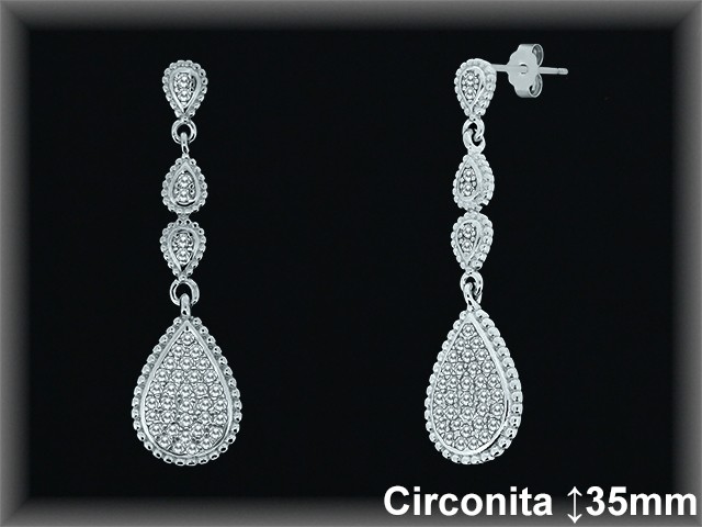 Mayorista de Plata en Pendientes ref Z8468  Pendientes de Plata al por Mayor