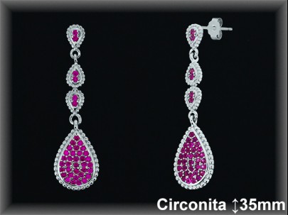 Mayorista de Plata en Pendientes ref Z8468R  Pendientes de Plata al por Mayor