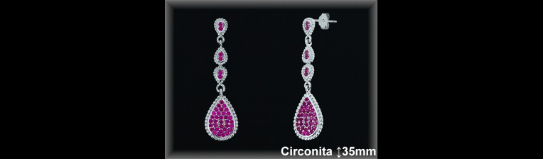 Mayorista de Plata en Pendientes ref Z8468R  Pendientes de Plata al por Mayor