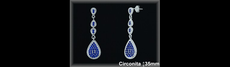Mayorista de Plata en Pendientes ref Z8468Z  Pendientes de Plata al por Mayor