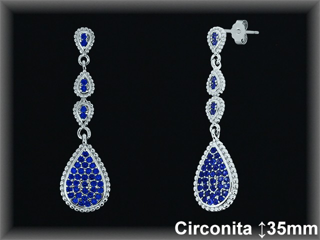 Mayorista de Plata en Pendientes ref Z8468Z  Pendientes de Plata al por Mayor