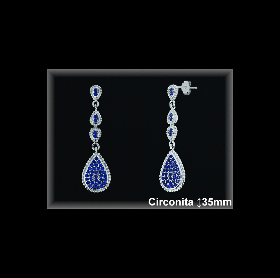 Mayorista de Plata en Pendientes ref Z8468Z  Pendientes de Plata al por Mayor
