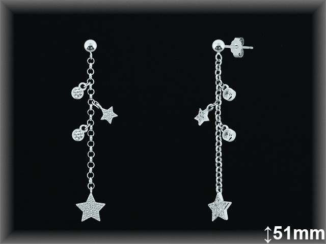 Mayorista de Plata en Pendientes ref Z8474  Pendientes de Plata al por Mayor