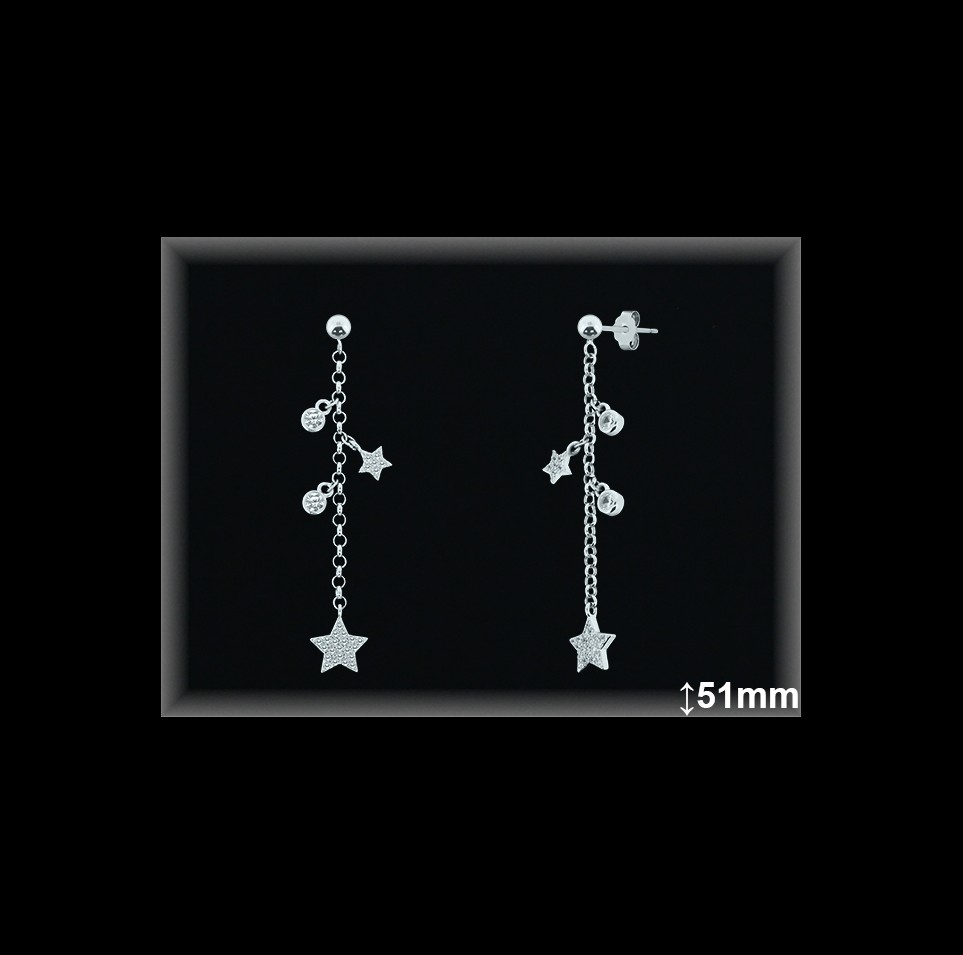 Mayorista de Plata en Pendientes ref Z8474  Pendientes de Plata al por Mayor