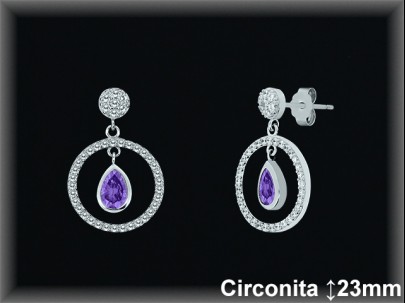 Mayorista de Plata en Pendientes ref Z8488A  Pendientes de Plata al por Mayor