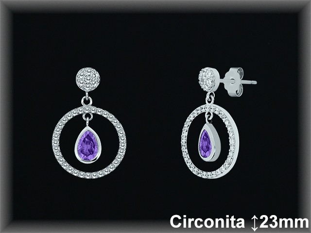 Mayorista de Plata en Pendientes ref Z8488A  Pendientes de Plata al por Mayor