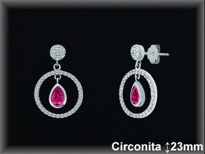 Mayorista de Plata en Pendientes ref Z8488R  Pendientes de Plata al por Mayor