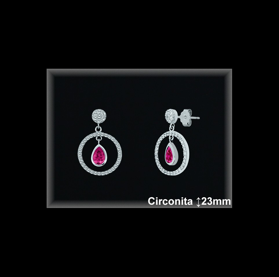 Mayorista de Plata en Pendientes ref Z8488R  Pendientes de Plata al por Mayor
