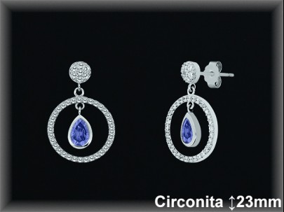 Mayorista de Plata en Pendientes ref Z8488TZ  Pendientes de Plata al por Mayor