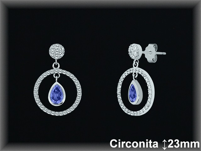 Mayorista de Plata en Pendientes ref Z8488TZ  Pendientes de Plata al por Mayor