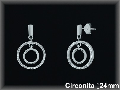 Mayorista de Plata en Pendientes ref Z8489  Pendientes de Plata al por Mayor