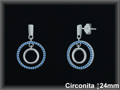 Mayorista de Plata en Pendientes ref Z8489G  Pendientes de Plata al por Mayor