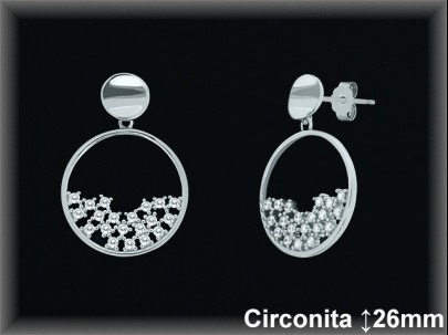 Mayorista de Plata en Pendientes ref Z8490  Pendientes de Plata al por Mayor