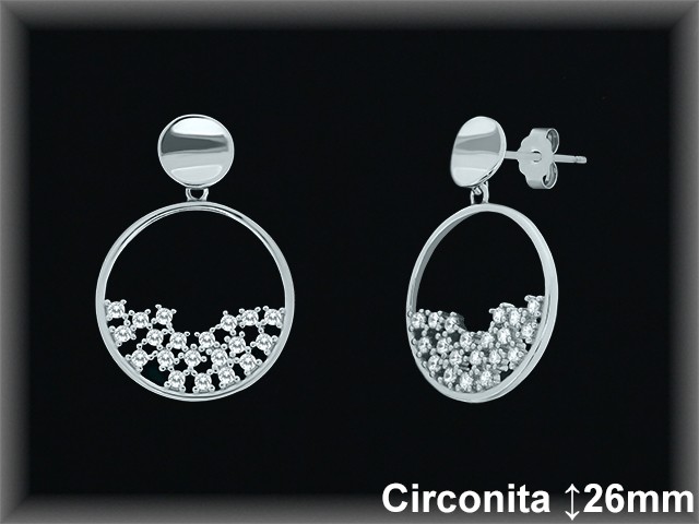 Mayorista de Plata en Pendientes ref Z8490  Pendientes de Plata al por Mayor