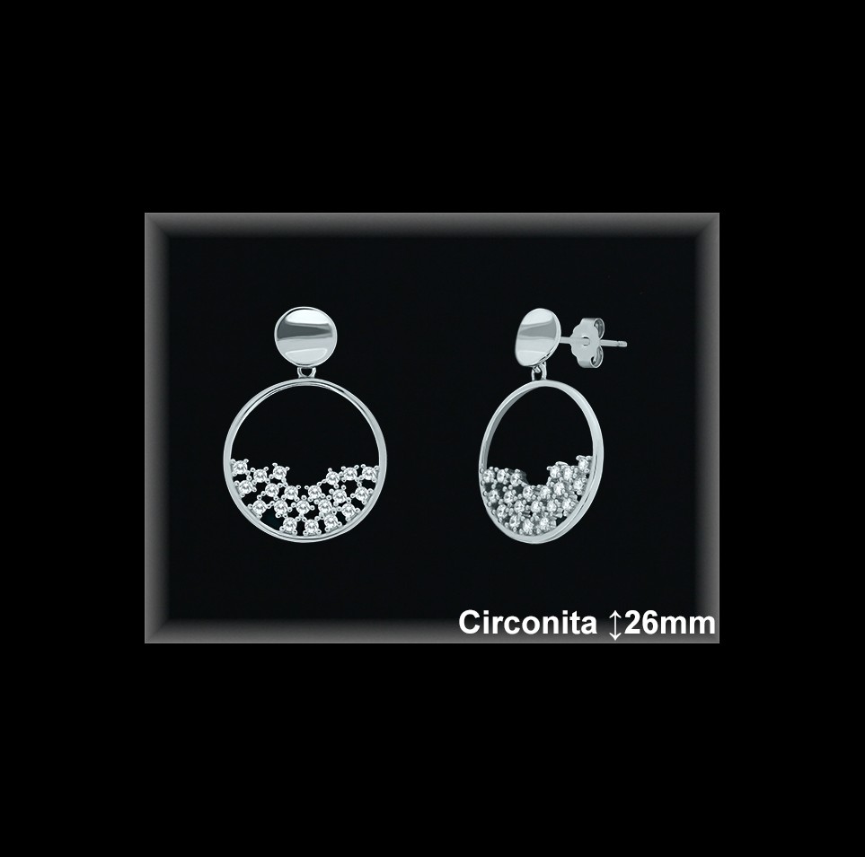 Mayorista de Plata en Pendientes ref Z8490  Pendientes de Plata al por Mayor