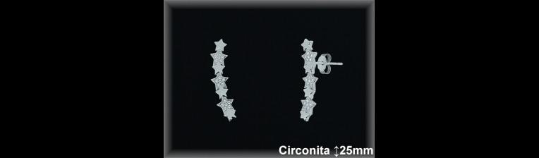 Mayorista de Plata en Pendientes ref Z8498  Pendientes de Plata al por Mayor
