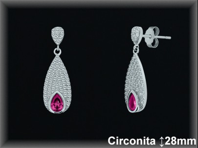 Mayorista de Plata en Pendientes ref Z8507R  Pendientes de Plata al por Mayor