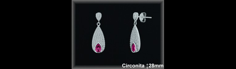 Mayorista de Plata en Pendientes ref Z8507R  Pendientes de Plata al por Mayor