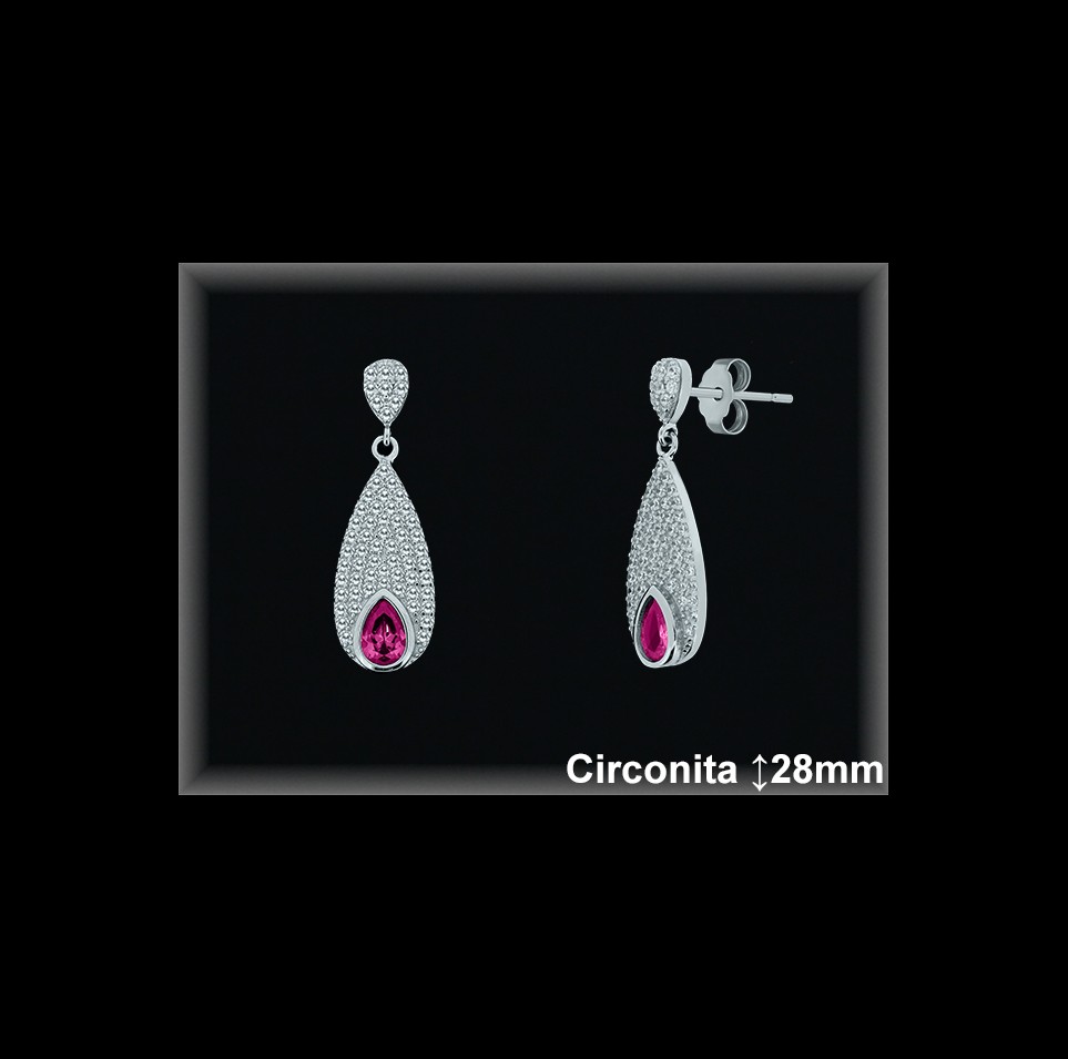 Mayorista de Plata en Pendientes ref Z8507R  Pendientes de Plata al por Mayor