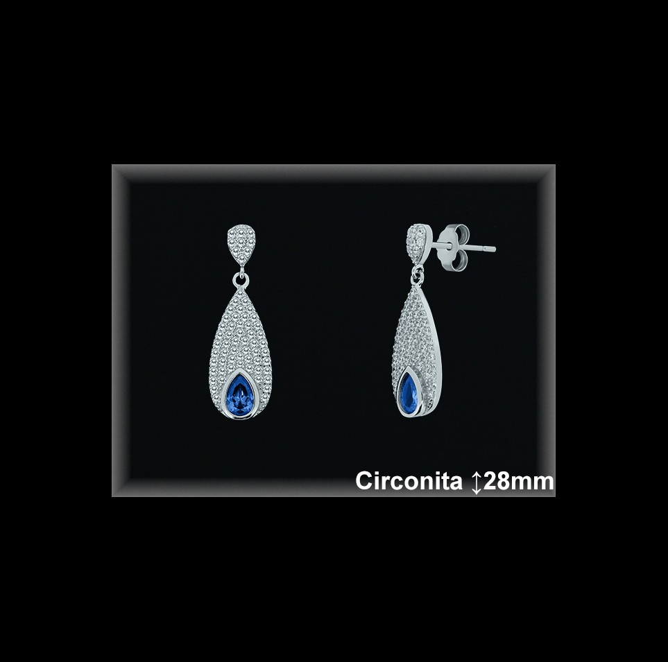 Mayorista de Plata en Pendientes ref Z8507TZ  Pendientes de Plata al por Mayor