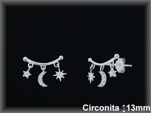Pendientes de Plata al Por Mayor ref Z8509  Mayorista de Pendientes de Plata