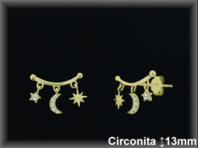 Pendientes de Plata al Por Mayor ref Z8509C  Mayorista de Pendientes de Plata