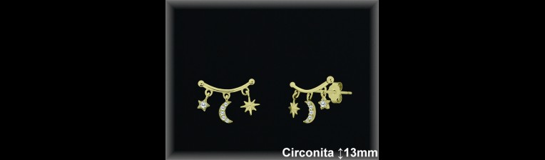 Pendientes de Plata al Por Mayor ref Z8509C  Mayorista de Pendientes de Plata