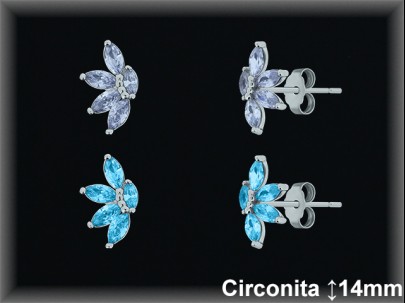 Pendientes de Plata al Por Mayor ref Z8512A  Mayorista de Pendientes de Plata