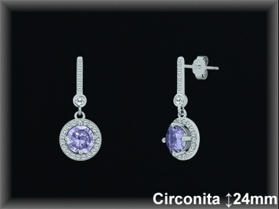 Mayorista de Plata en Pendientes ref Z8520A  Pendientes de Plata al por Mayor