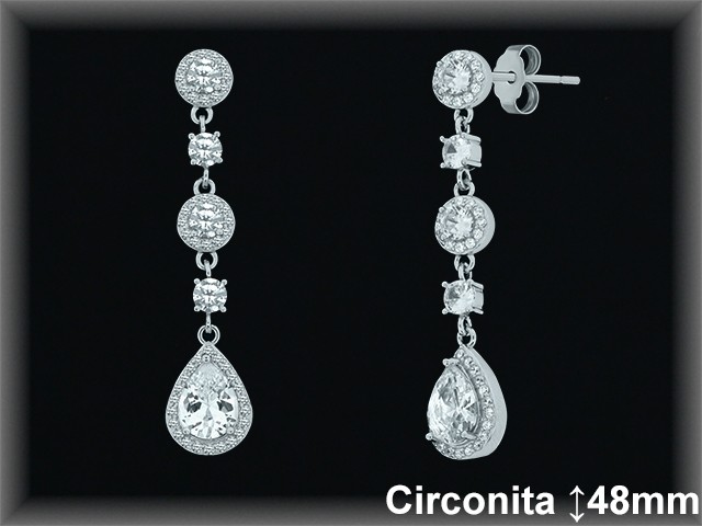 Mayorista de Plata en Pendientes ref Z8522  Pendientes de Plata al por Mayor