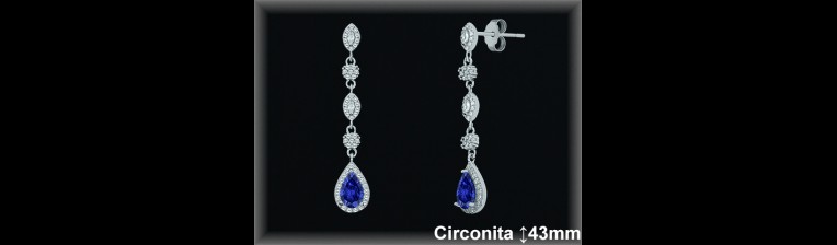 Mayorista de Plata en Pendientes ref Z8523Z  Pendientes de Plata al por Mayor