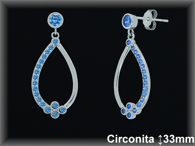 Mayorista de Plata en Pendientes ref Z8525G  Pendientes de Plata al por Mayor