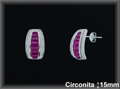 Pendientes de Plata al Por Mayor ref Z8526R  Mayorista de Pendientes de Plata