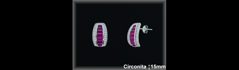 Pendientes de Plata al Por Mayor ref Z8526R  Mayorista de Pendientes de Plata