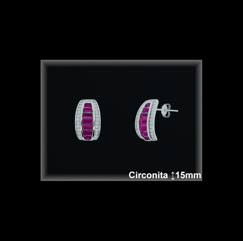 Pendientes de Plata al Por Mayor ref Z8526R  Mayorista de Pendientes de Plata