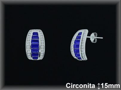 Pendientes de Plata al Por Mayor ref Z8526Z  Mayorista de Pendientes de Plata