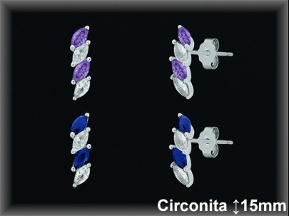 Pendientes de Plata al Por Mayor ref Z8527A  Mayorista de Pendientes de Plata