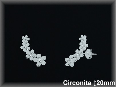 Pendientes de Plata al Por Mayor ref Z8528  Mayorista de Pendientes de Plata