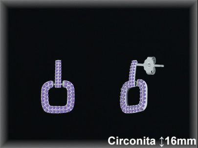 Pendientes de Plata al Por Mayor ref Z8529A  Mayorista de Pendientes de Plata