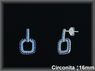 Pendientes de Plata al Por Mayor ref Z8529Z  Mayorista de Pendientes de Plata